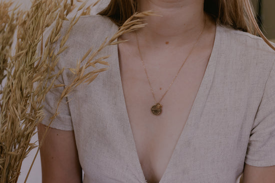 Kayla Disc Necklace