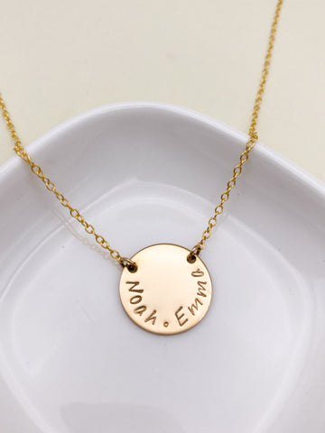 Leo Disc Necklace
