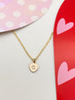 Rose Heart Pendant Necklace