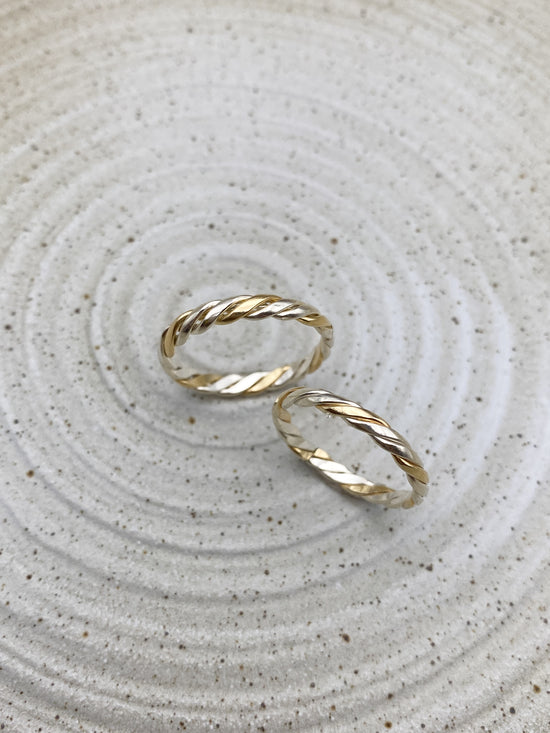 Saige Two Tone Ring