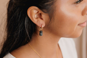 Nightfall Earthbound Hoop Earring