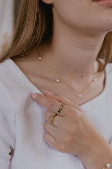 Minimalist Pearl Necklace – Freshwater Pearl Chain
