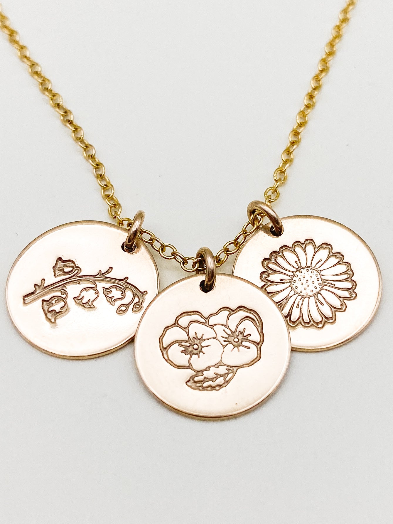 Birth Flower Necklace