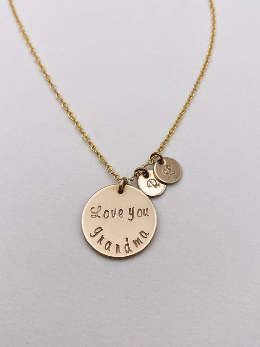 Kayla Disc Necklace