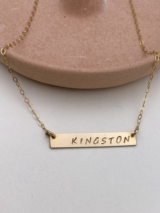 Piper Bar Necklace