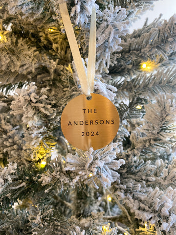 Custom Holiday Ornament