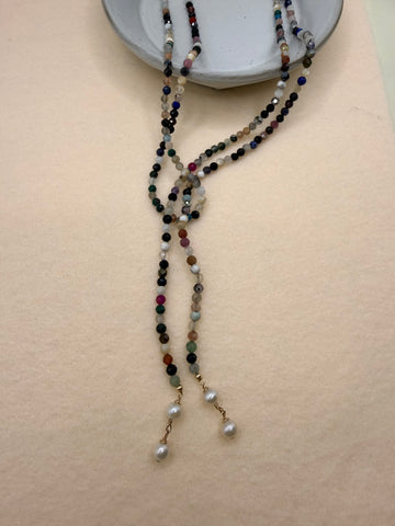 Earth & Light Long Wrap Necklace