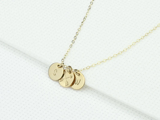 Amelia Disc Necklace